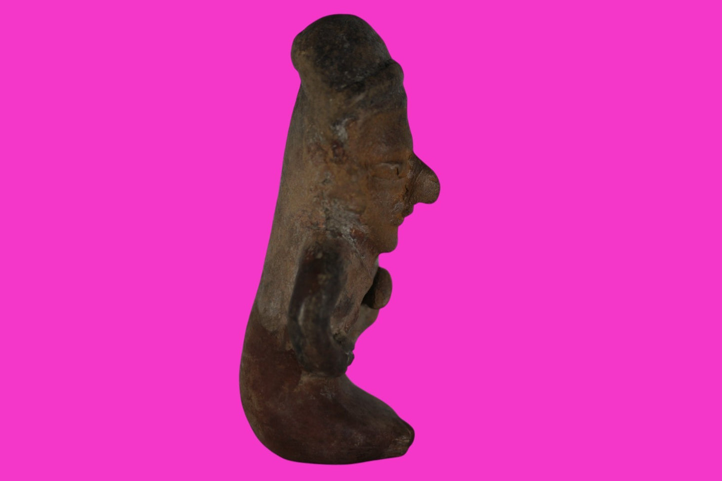 Pre Columbian Authentic Artifact Bahia Whistle Figure Ecuador 500BC-500AD COAJ44