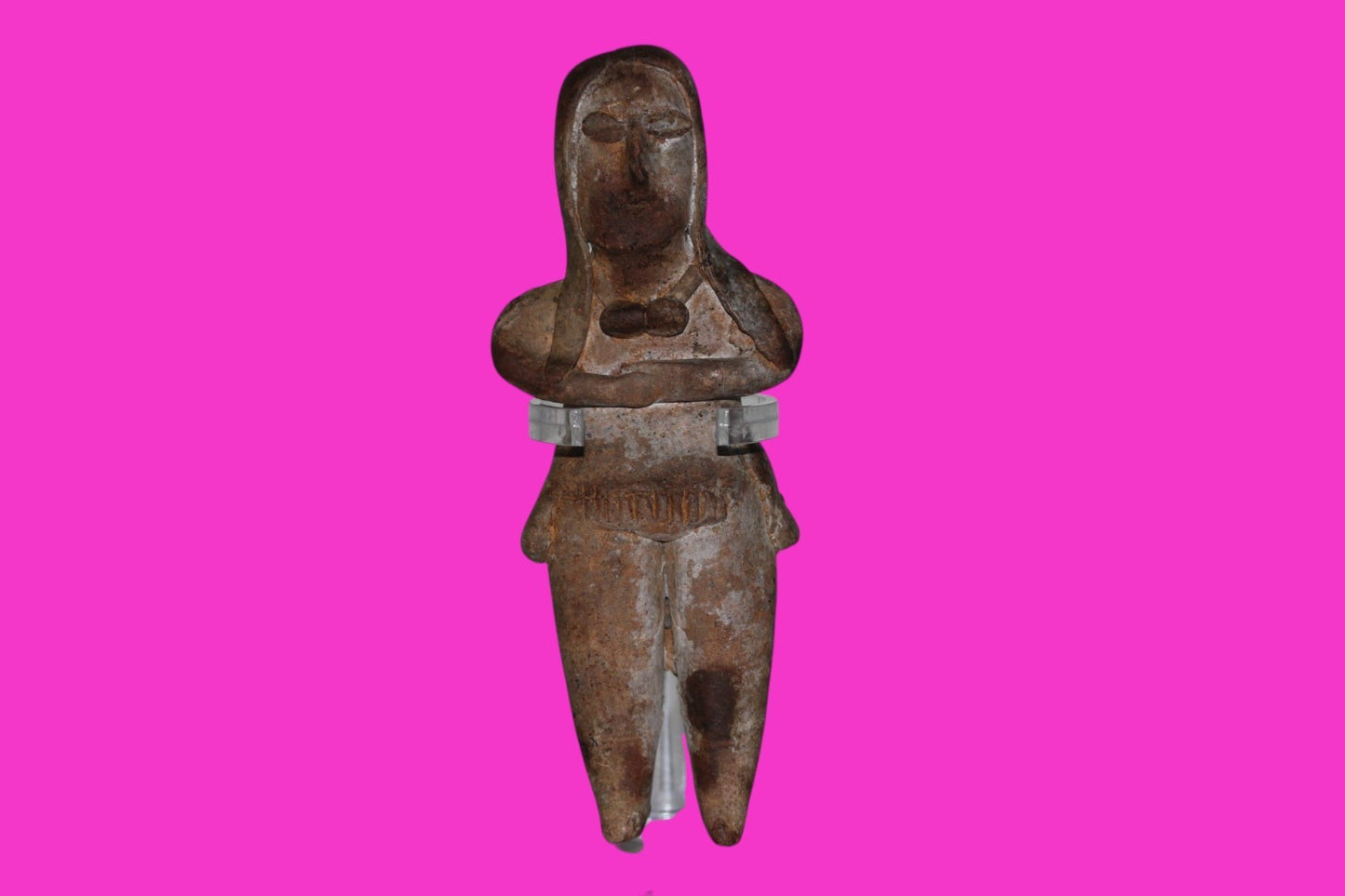 Authentic Pre Columbian Artifact Pretty Lady Tomb Figure Colima Mexico COA 210