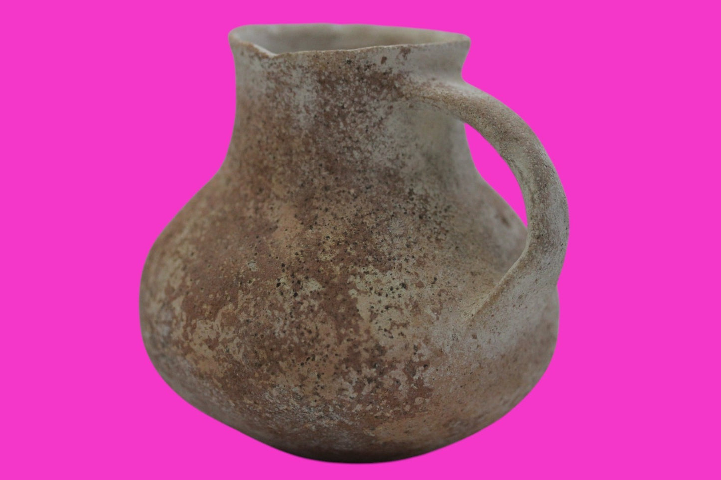 Holy Land Authentic Artifact Jesus Christ Home Land Juglet 100BC-400AD COA J35