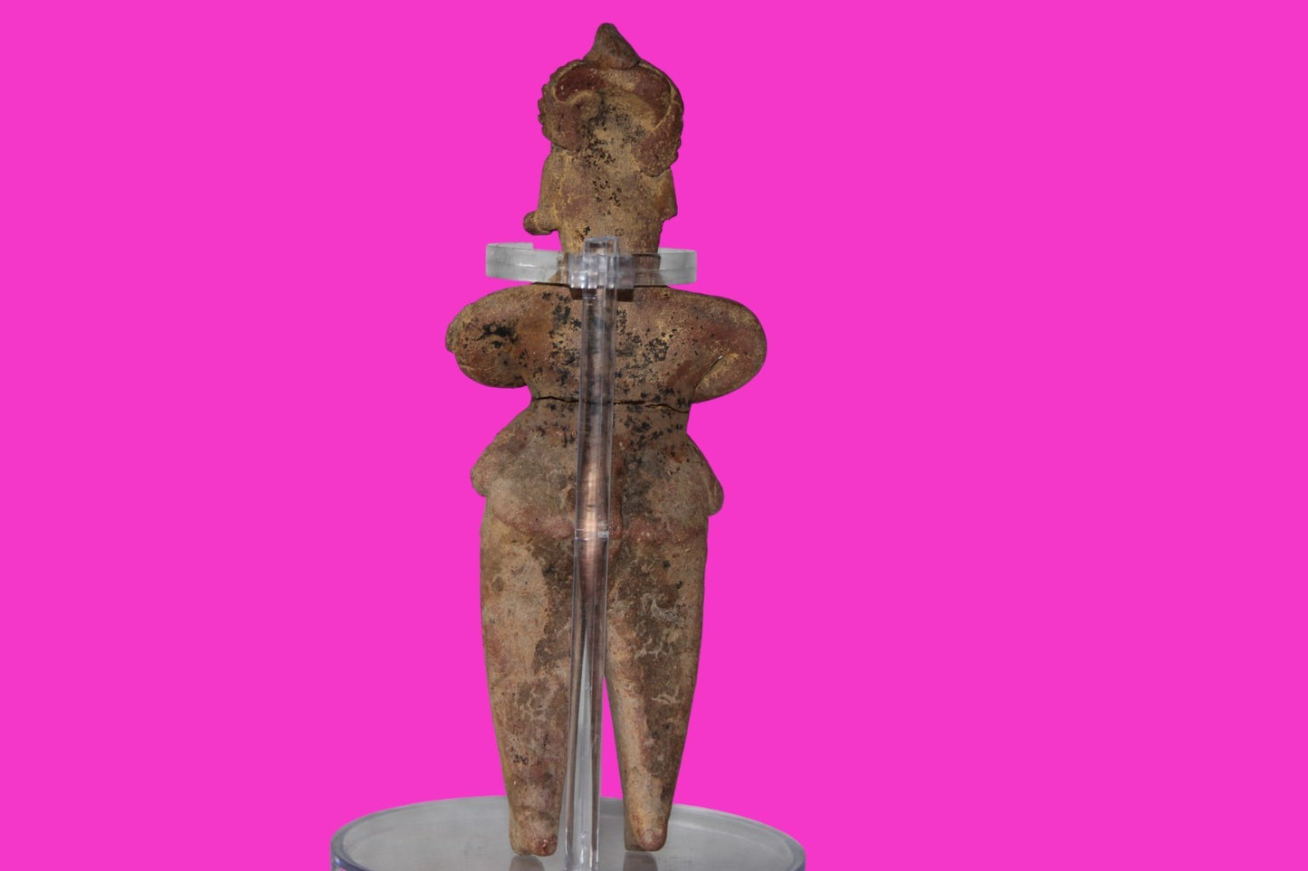 Pre Columbian Artifact 6 in Male Shaman Tomb Figure Colima Mexico 100BC COA 267