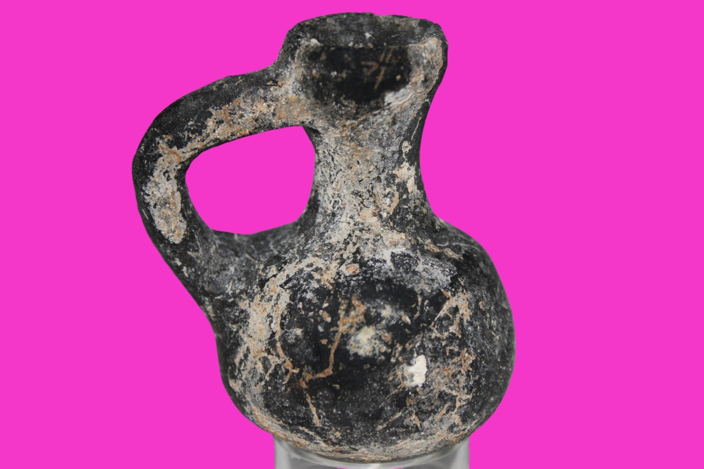 Ancient Holy Land Artifact King David Mini Jugglet Christ Home Land 1000BC COA 3