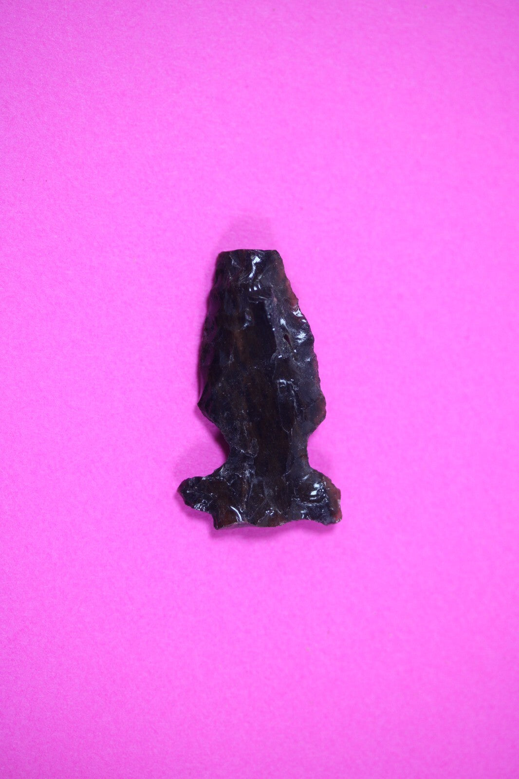 Authentic Pre Columbian Artifact Aztec Arrowhead Battle of Mexico City COA 77