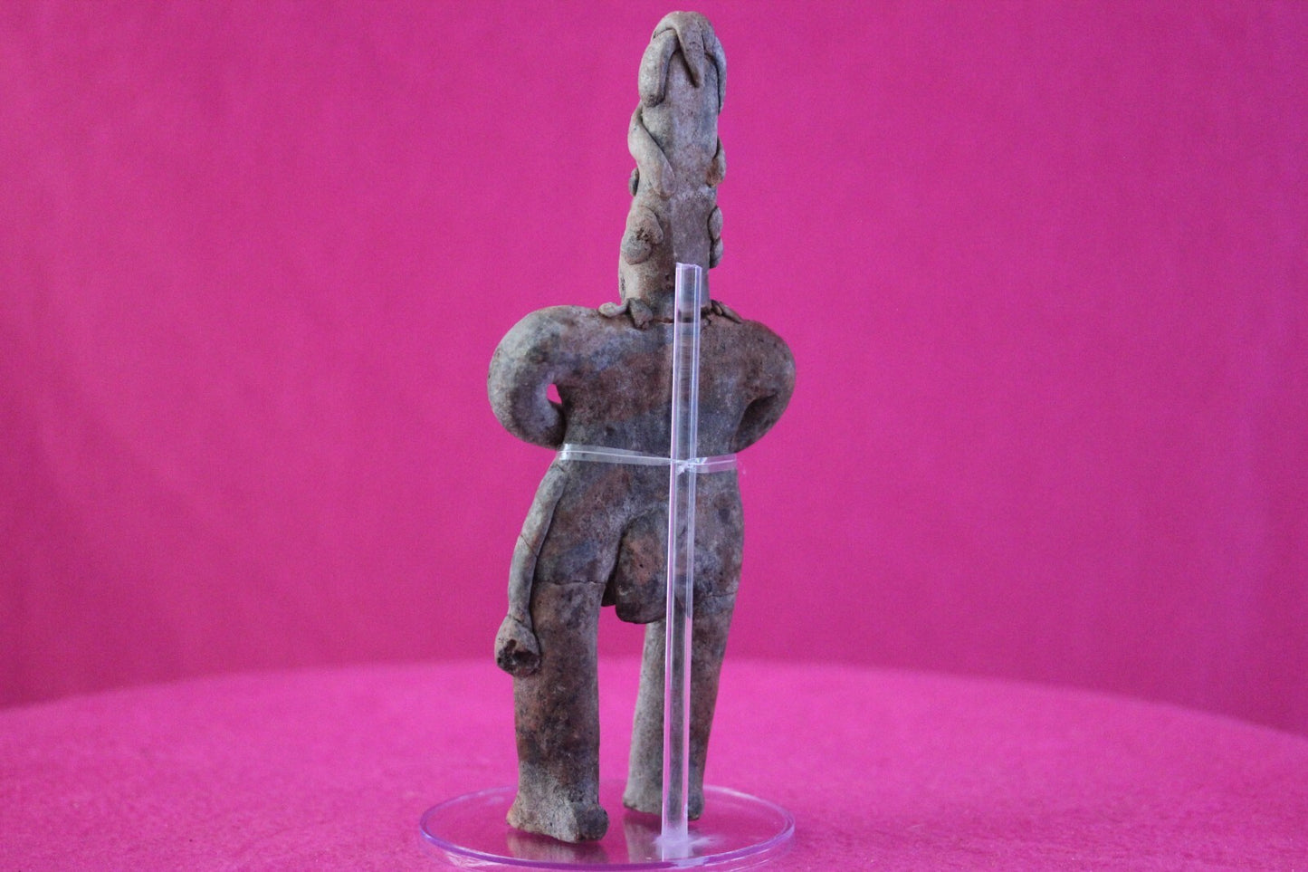 Authentic Pre Columbian Artifact Tomb Figure Colima Mexico 100 BC-250 AD COA 161