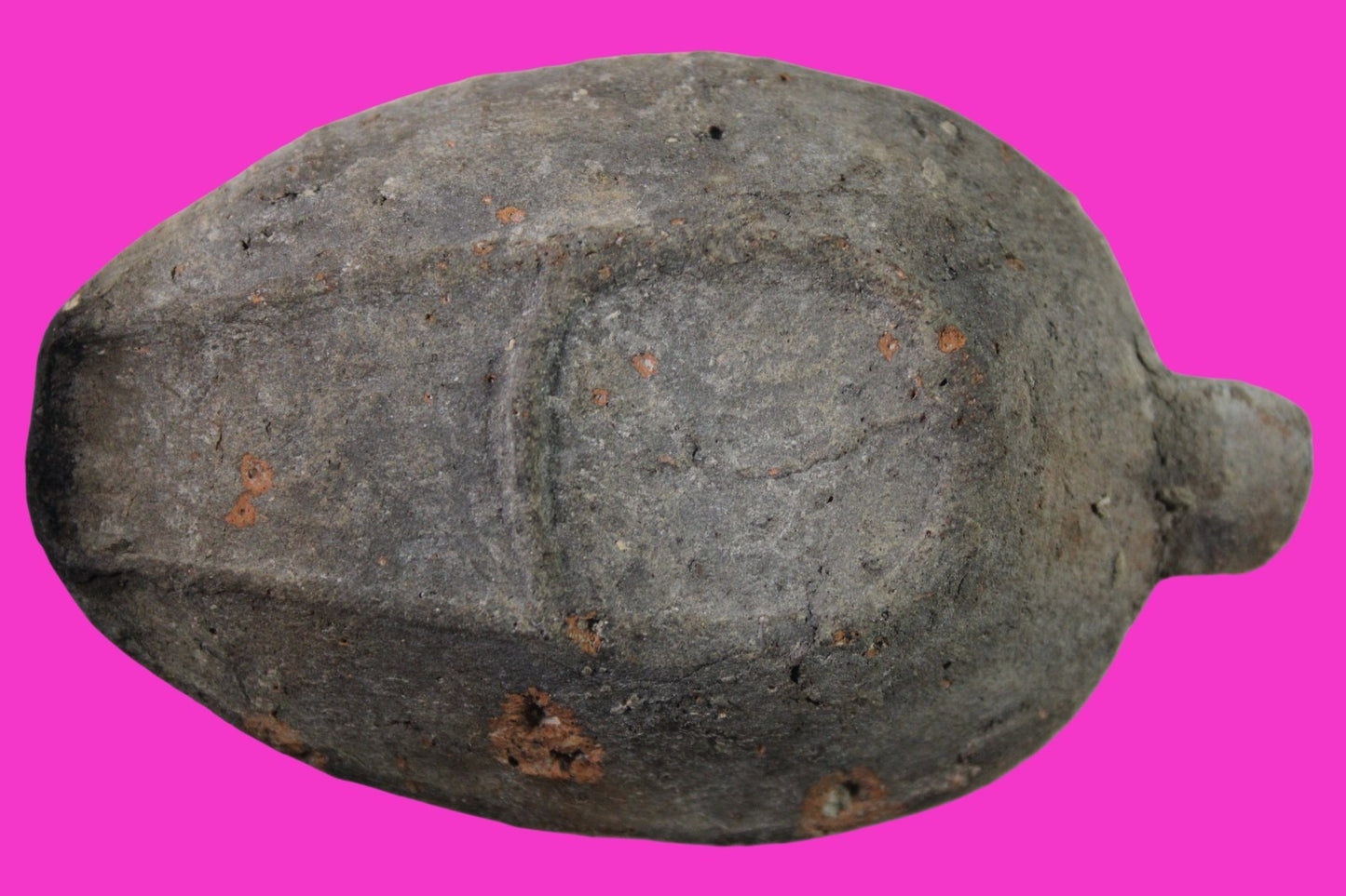 Oil Lamp Holy Land Ancient Artifact Jesus Christ Home Israel 300-600 AD COA 72