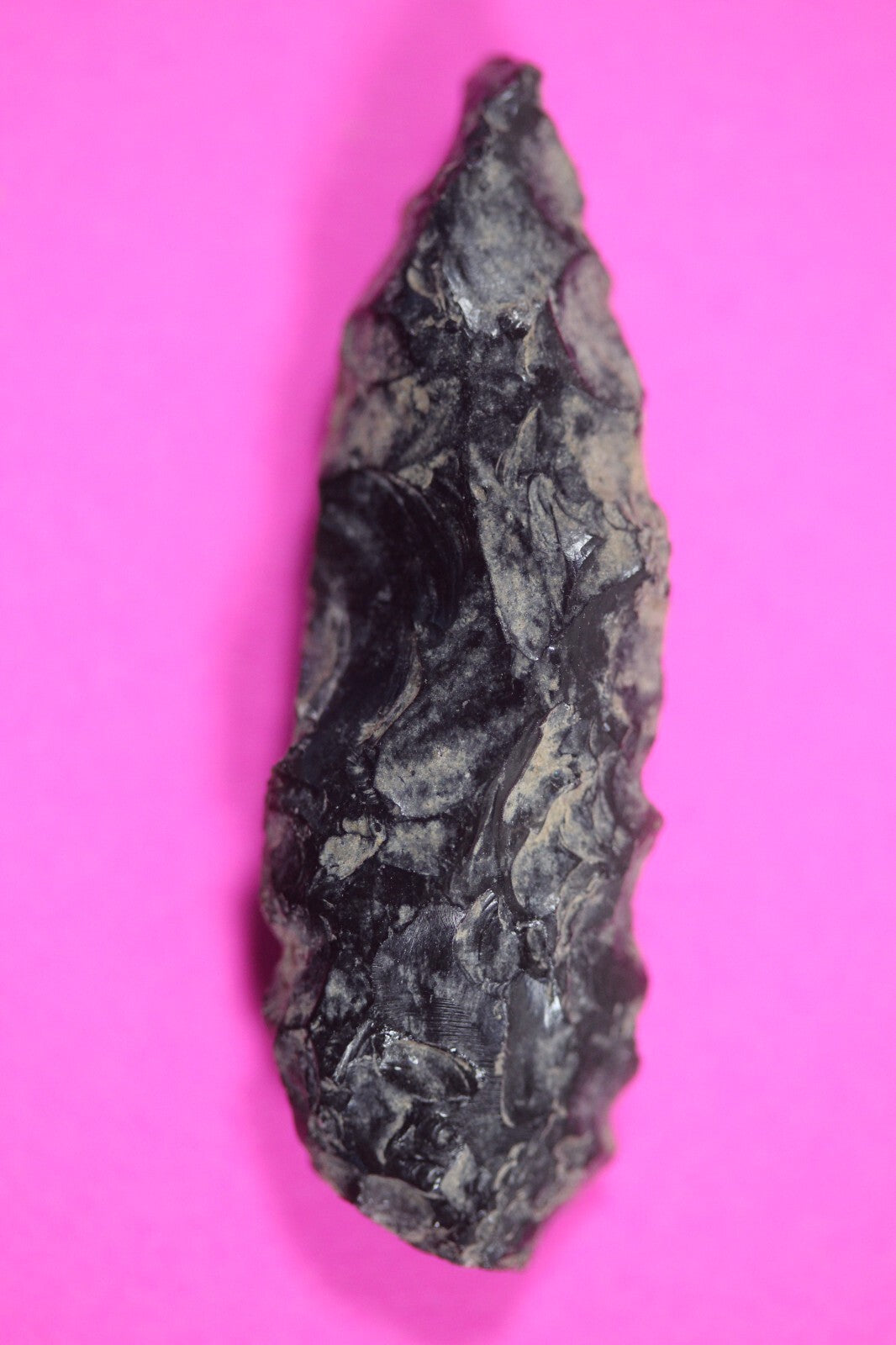 Pre Columbian Artifact Authentic Aztec Arrowhead Battle of Mexico City COA 04