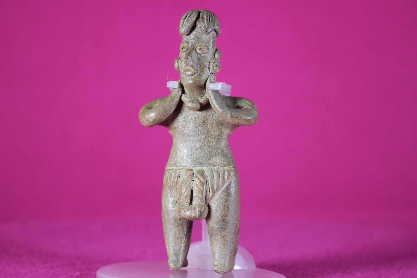Pre Columbian Artifact Colima Figure Mexico 300BC-300AD Certified COA J33
