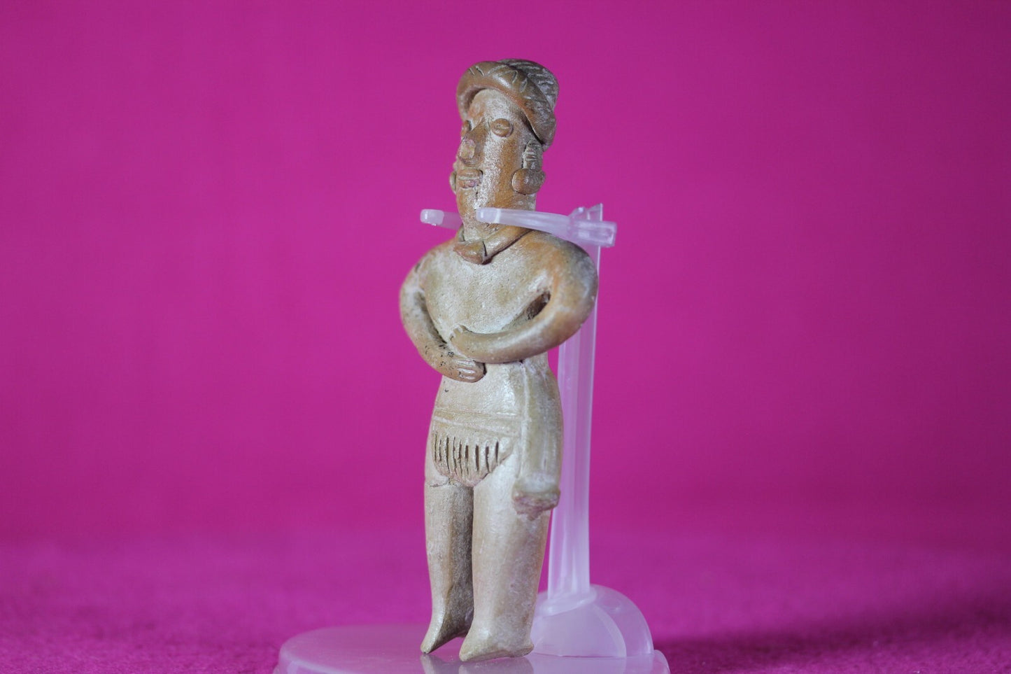 Pre Columbian Artifact Colima Figure Mexico 300BC-300AD Certified COA J32