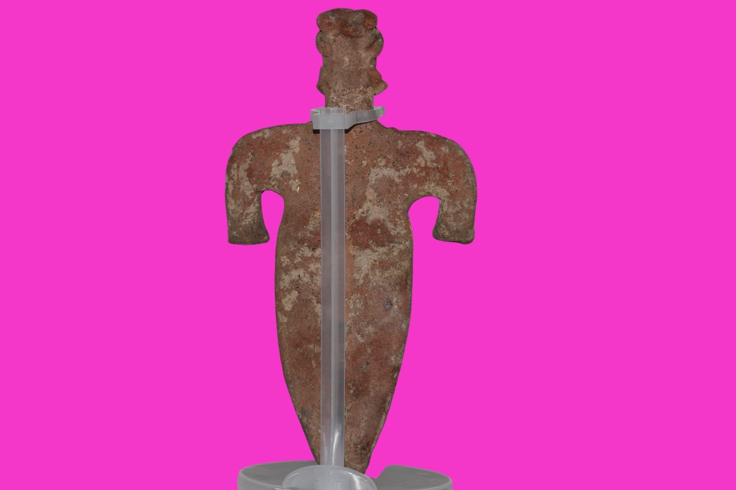 Pre Columbian Artifact 8 inch Female Tomb Figure Colima Mexico 100 BC COA 261