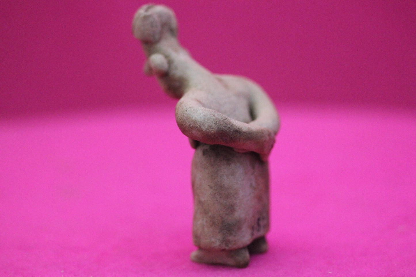 Authentic Pre Columbian Artifact Rare Grandma Tomb Figure Colima Mexico COA 156