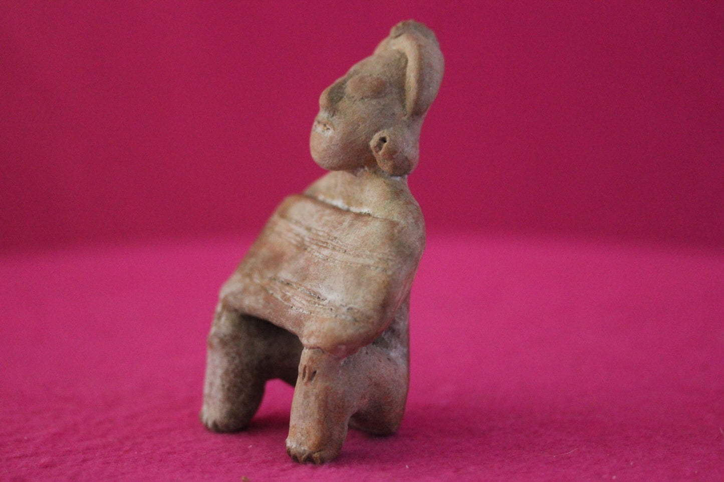 Authentic Pre Columbian Artifact Rare Skirted Tomb Figure Colima Mexico COA 180