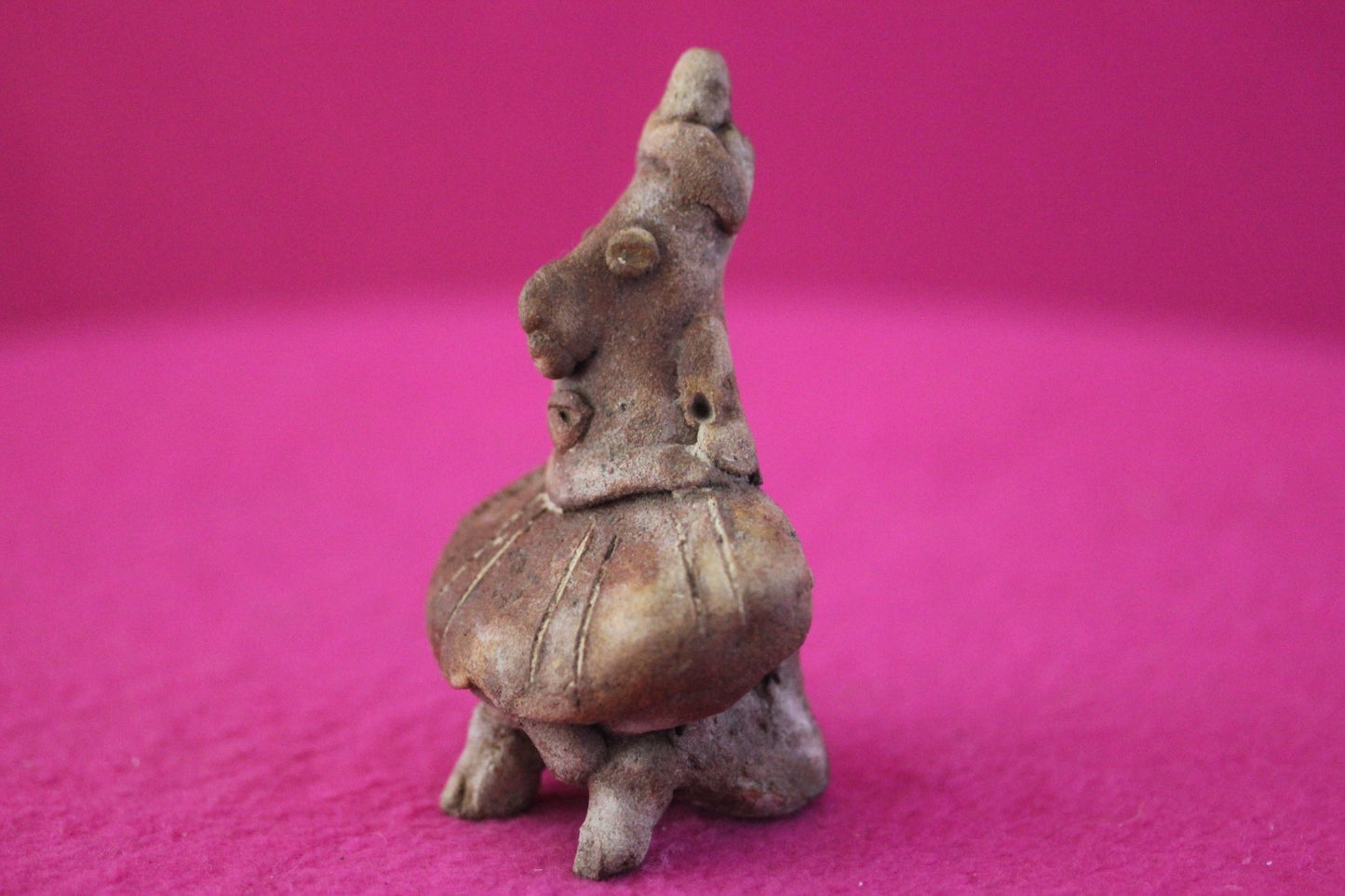 Authentic Pre Columbian Artifact Rare Skirted Tomb Figure Colima Mexico COA 181