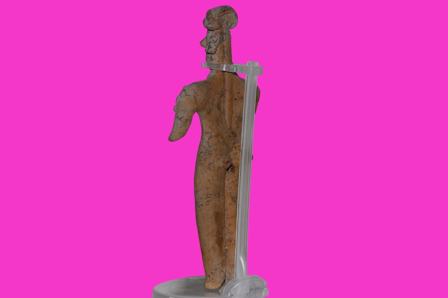 Pre Columbian Artifact 8 Inch Shaman Tomb Figure Colima Mexico 100 BC COA 249