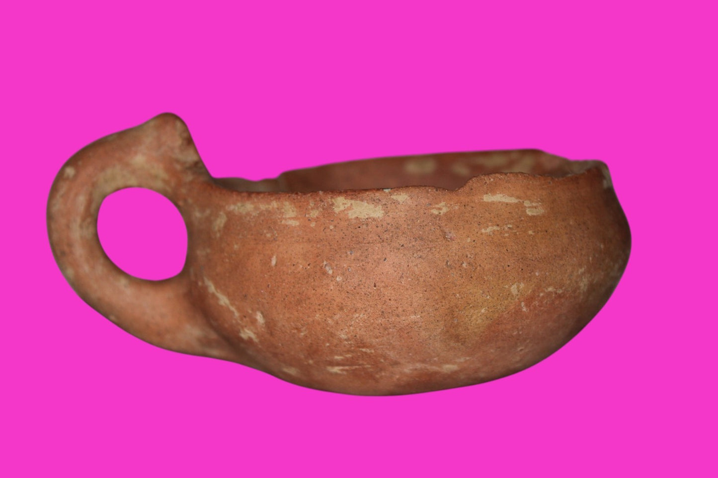 Ancient Holy Land Artifact 4000 Year Old Cup Time of Abraham 2000 BC COA J115