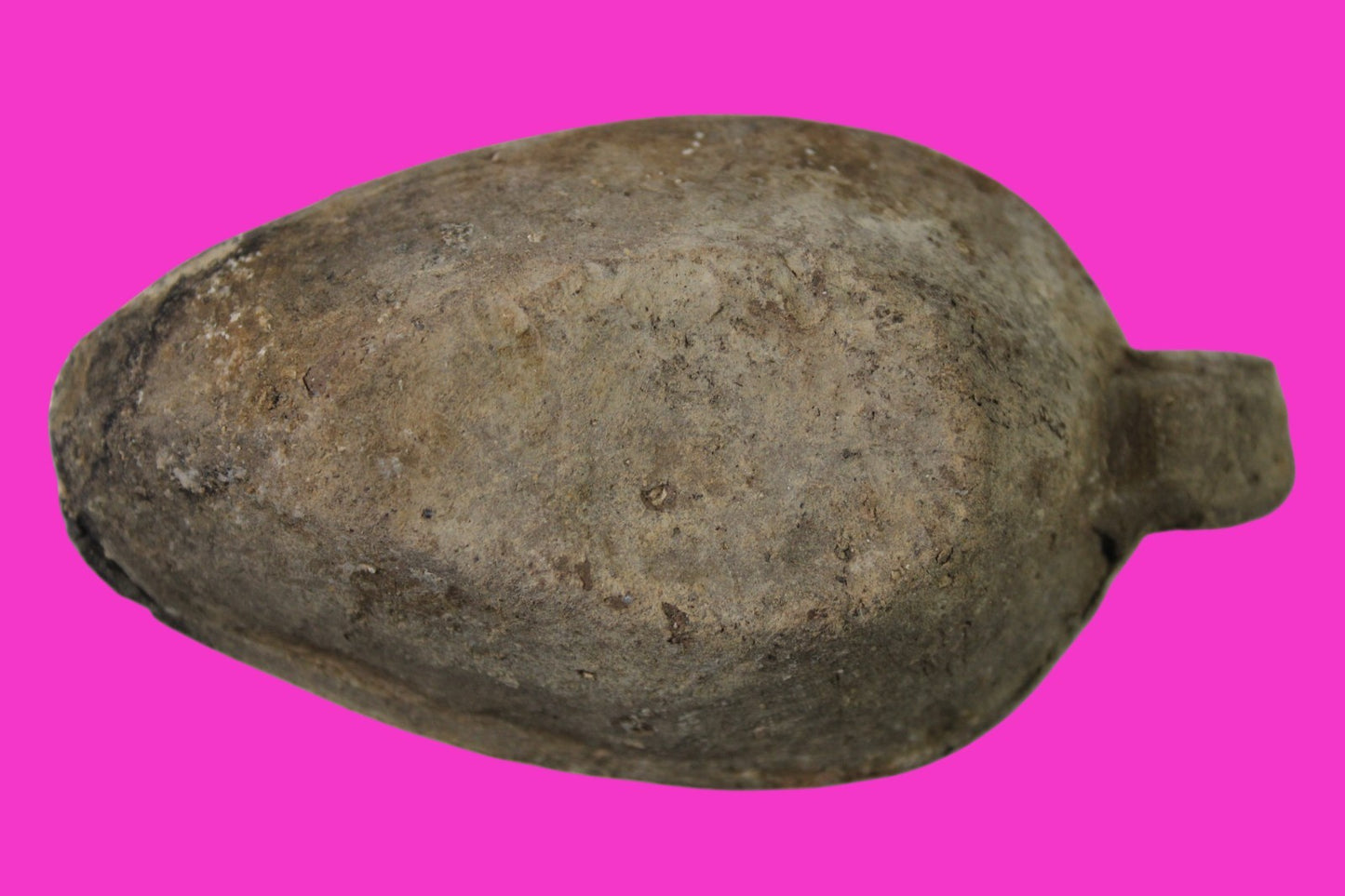 Oil Lamp Holy Land Ancient Artifact Jesus Christ Home Israel 300-600 AD COA 117