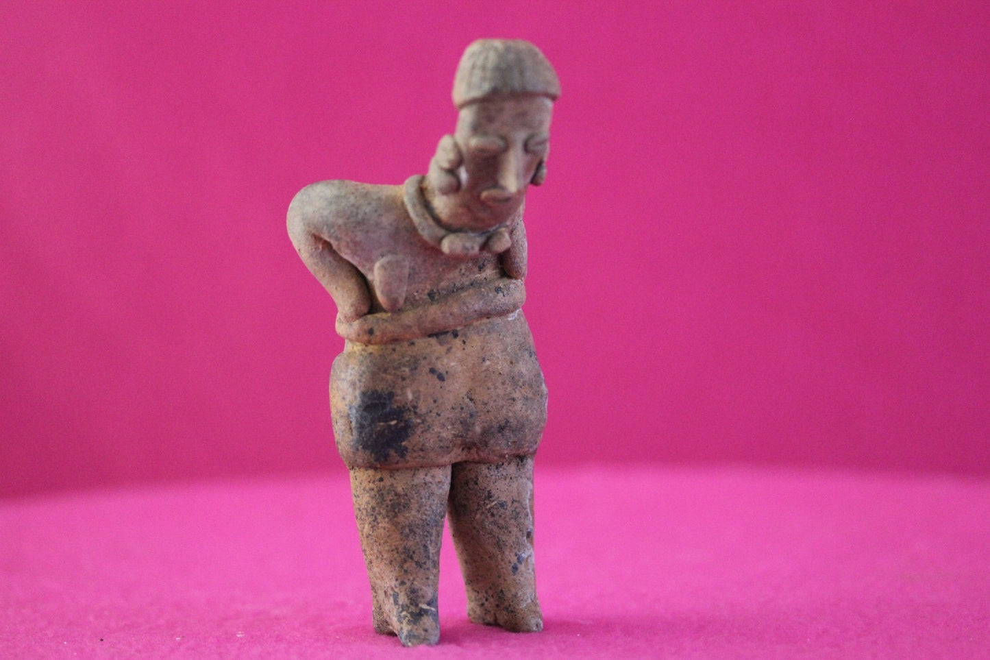 Pre Columbian Authentic Artifact Rare Grandma Tomb Figure Colima Mexico COA 201