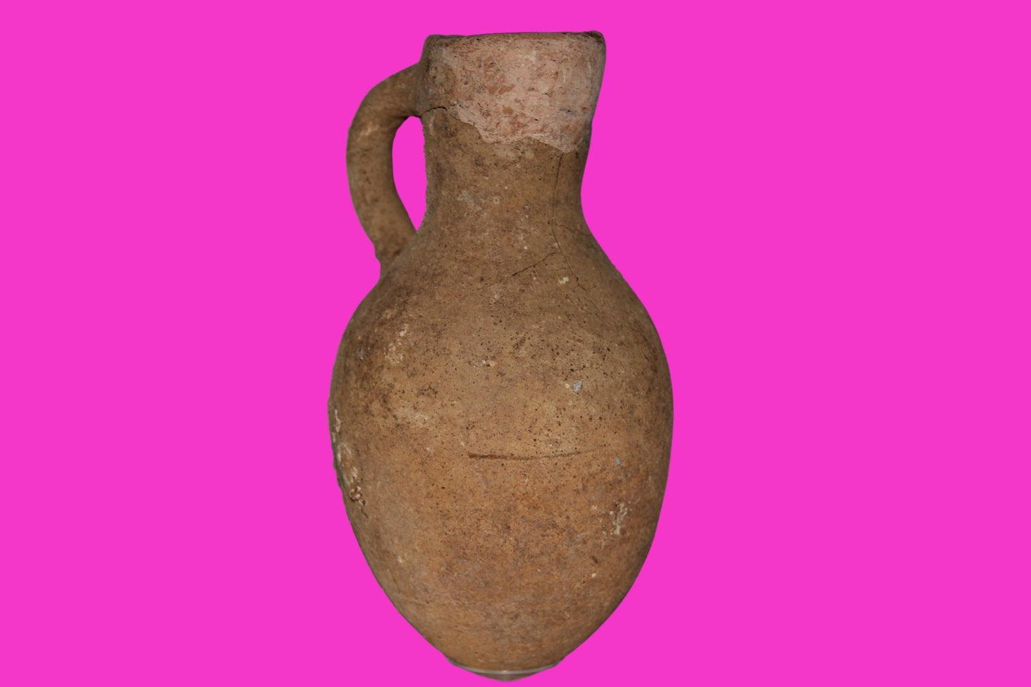 Ancient Holy Land Artifact King David Era Jug Land of Jesus Christ 1000 BC COA 8