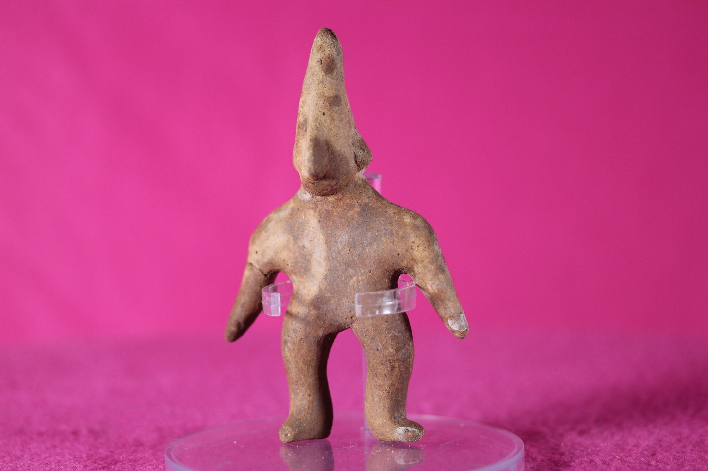 Authentic Pre Columbian Archaic Artifact Tomb Figure Colima Mexico 100BC COA 136