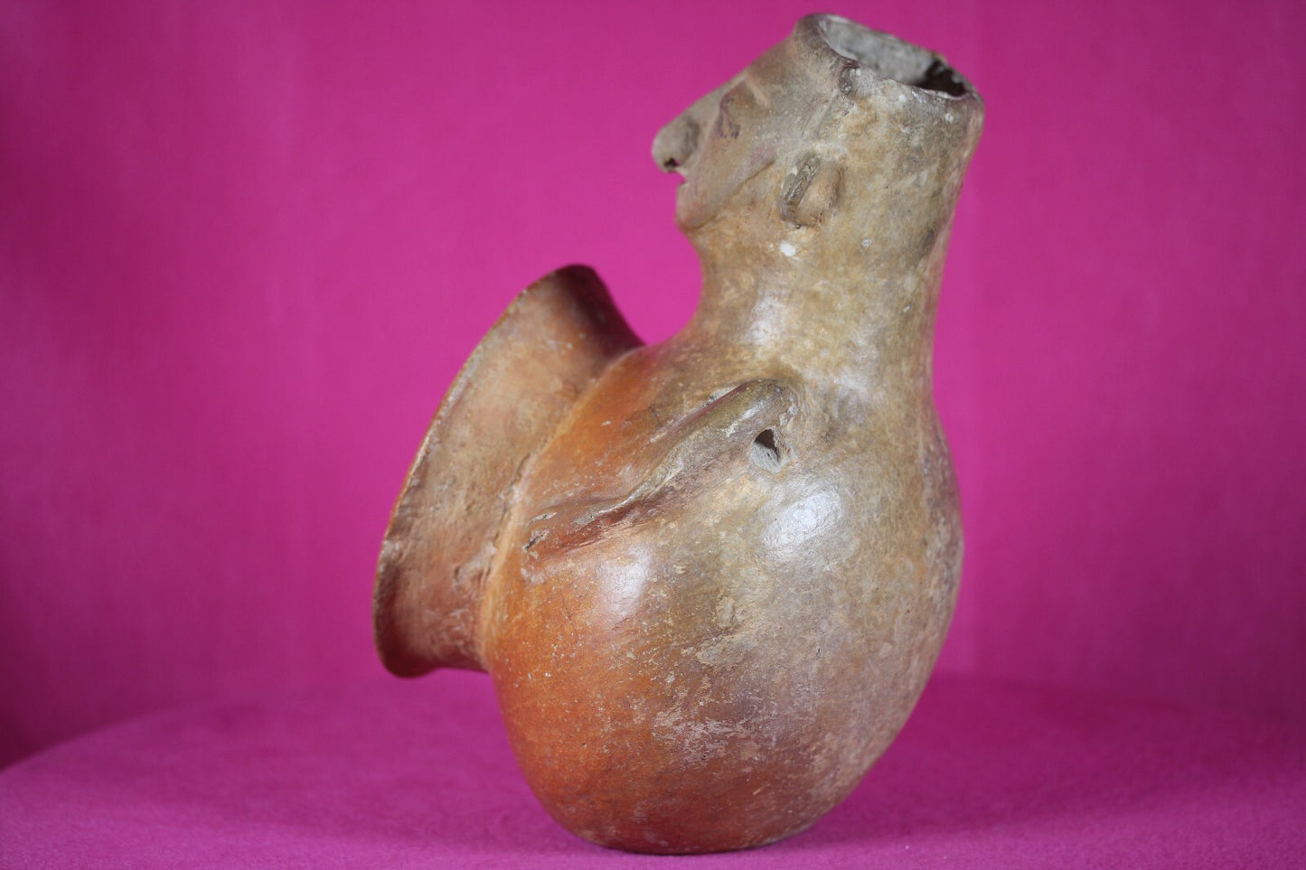 Rare Mayan Belly Bowl Authentic Pre Columbian Artifact Arte Primitivo COA T115