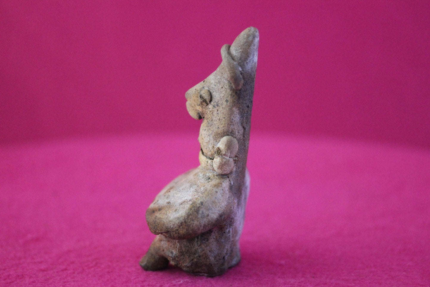 Authentic Pre Columbian Artifact Rare Skirted Tomb Figure Colima Mexico COA 182