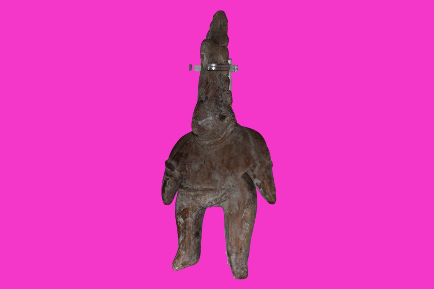 Authentic Pre Columbian Artifact Archaic Shaman Tomb Figure Colima Mexico COA 20