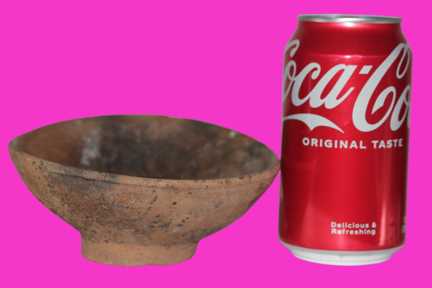 Ancient Holy Land Bowl Artifact From Time of Jesus Christ 300BC-200AD COA J129