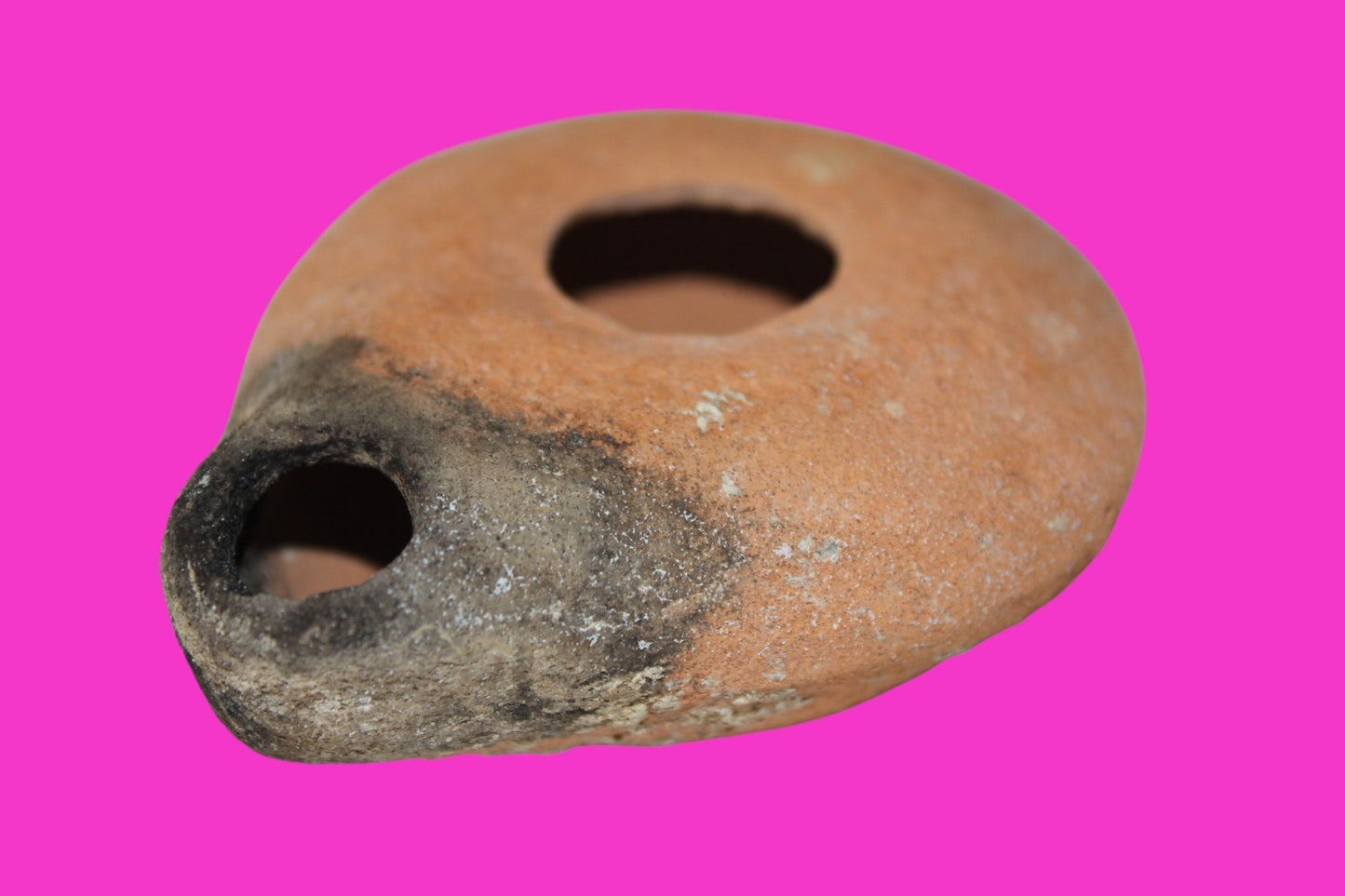 Ancient Holy Land Oil Lamp Artifact Jesus Christ Home Land 100BC-100AD COA 49