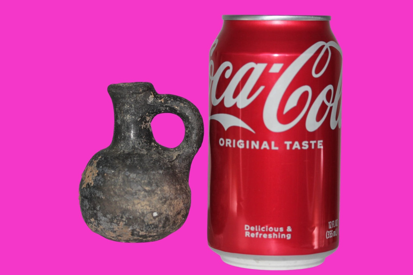 Ancient Holy Land Jugglet Artifact 3000 Year Old King David Era 1000BC COA J132