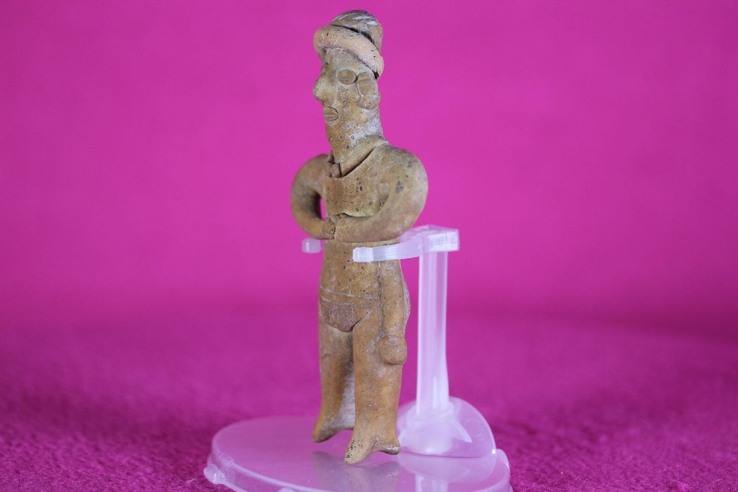 Pre Columbian Artifact Colima Figure Mexico 300BC-300AD Certified COA J77