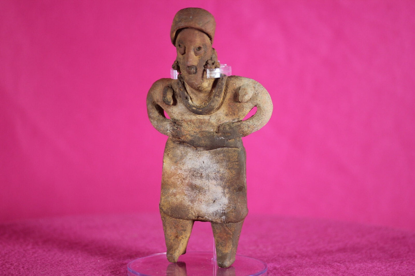 Authentic Pre Columbian Artifact Rare Grandma Tomb Figure Colima Mexico COA 142