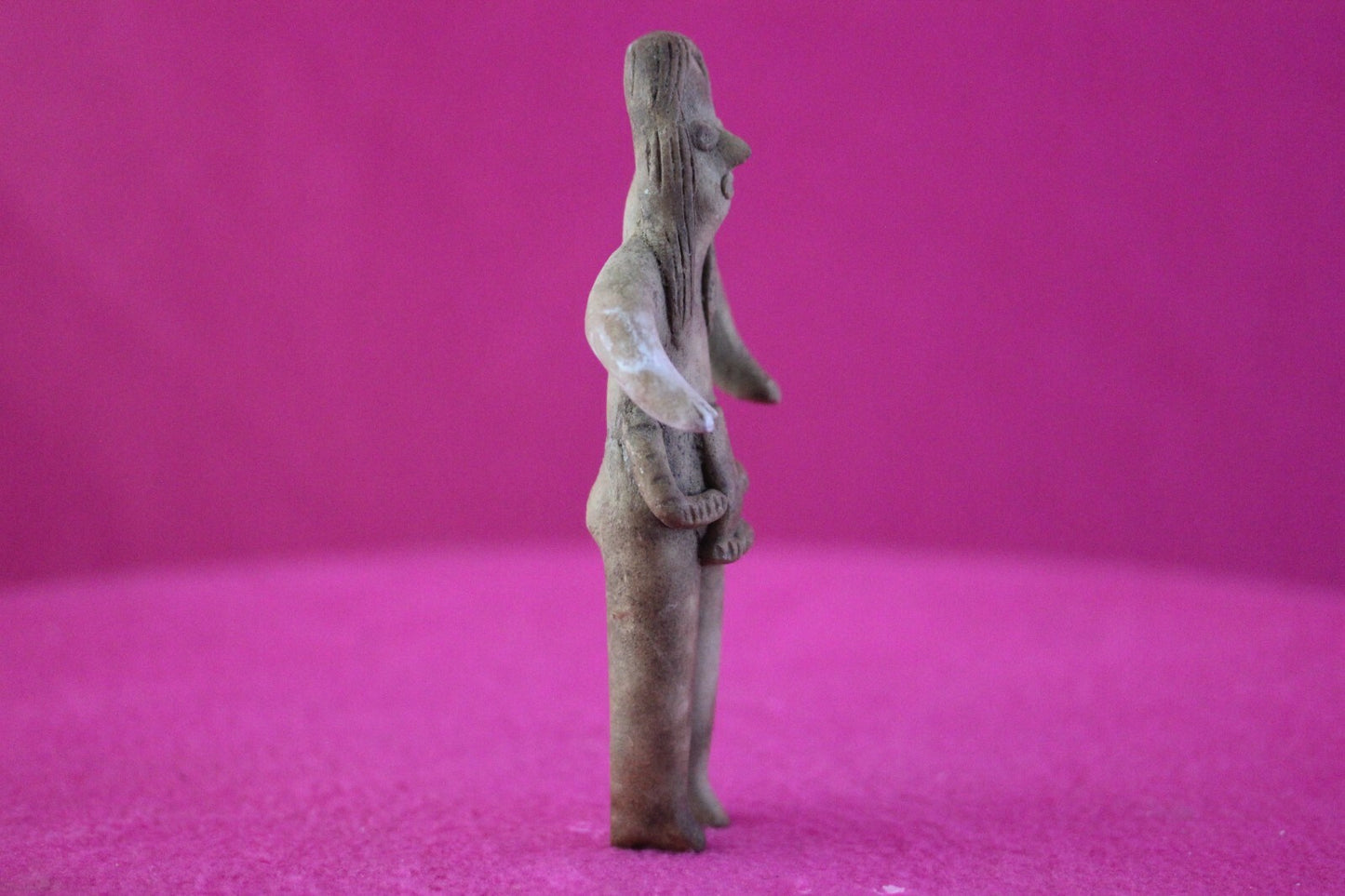 Authentic Pre Columbian Artifact Tomb Figure Colima Mexico 100 BC-250 AD COA 166