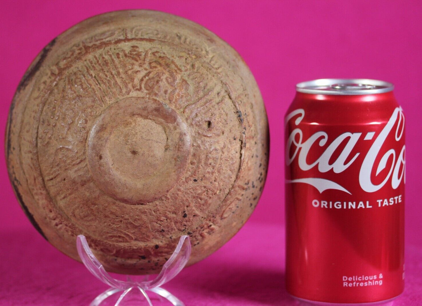 Authentic Pre Columbian Artifact Mayan Molded Bowl Yucatan 250-900 AD COA J98