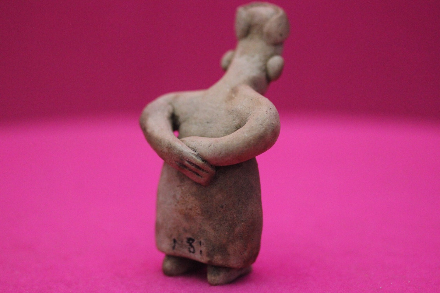 Authentic Pre Columbian Artifact Rare Grandma Tomb Figure Colima Mexico COA 156