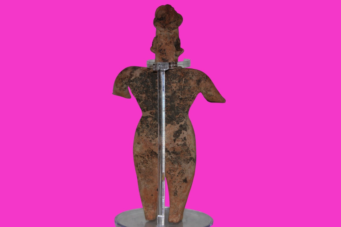 Pre Columbian Artifact 7 in Female Shaft Tomb Figure Colima Mexico 100BC COA 270