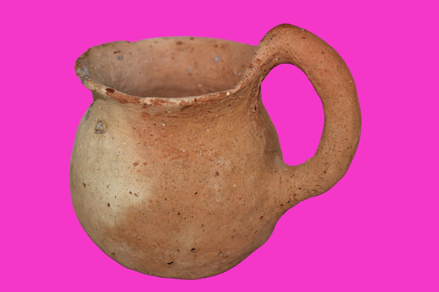 Time Of Abraham Holy Land Artifact Ancient 4000 Year Old Cup 2000 BC COA 25