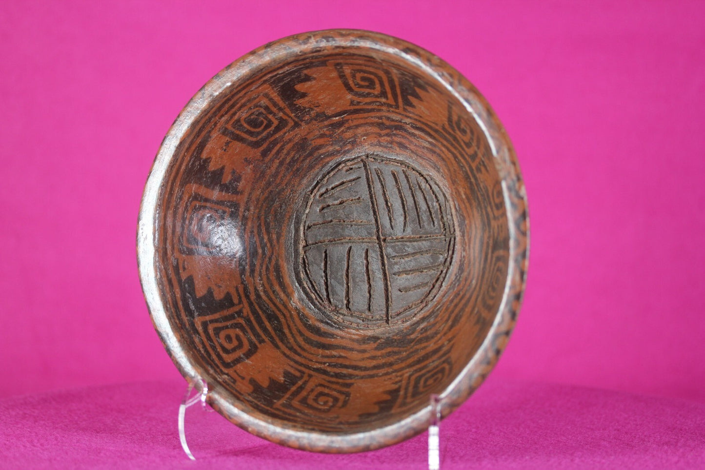 Authentic Pre Columbian Artifact Michoacan Tripod Bowl Ex Arte Primitivo COA T26