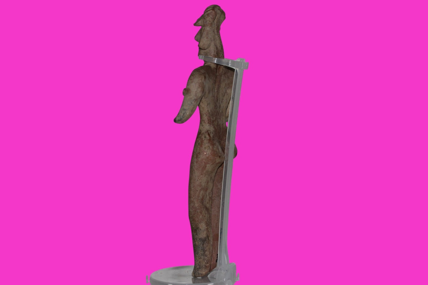 Pre Columbian Artifact Huge 9 Inch Tall Tomb Figure Colima Mexico 100 BC COA 233