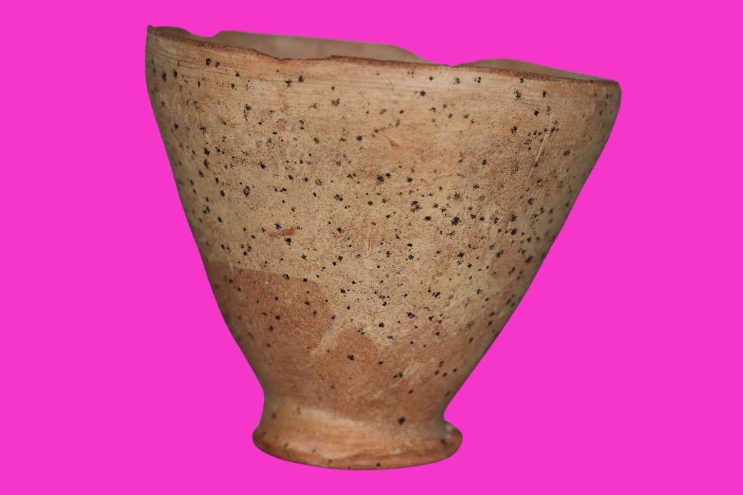 Holy Land Artifact Ancient 4000 Year Old Cup Time of Abraham 2000 BC COA J143