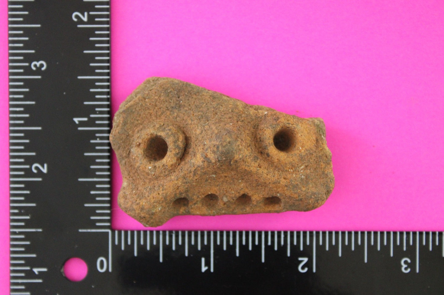 Puerto Rico Taino Pre Columbian Pottery Artifact FREE Display Case 1000AD COA 77