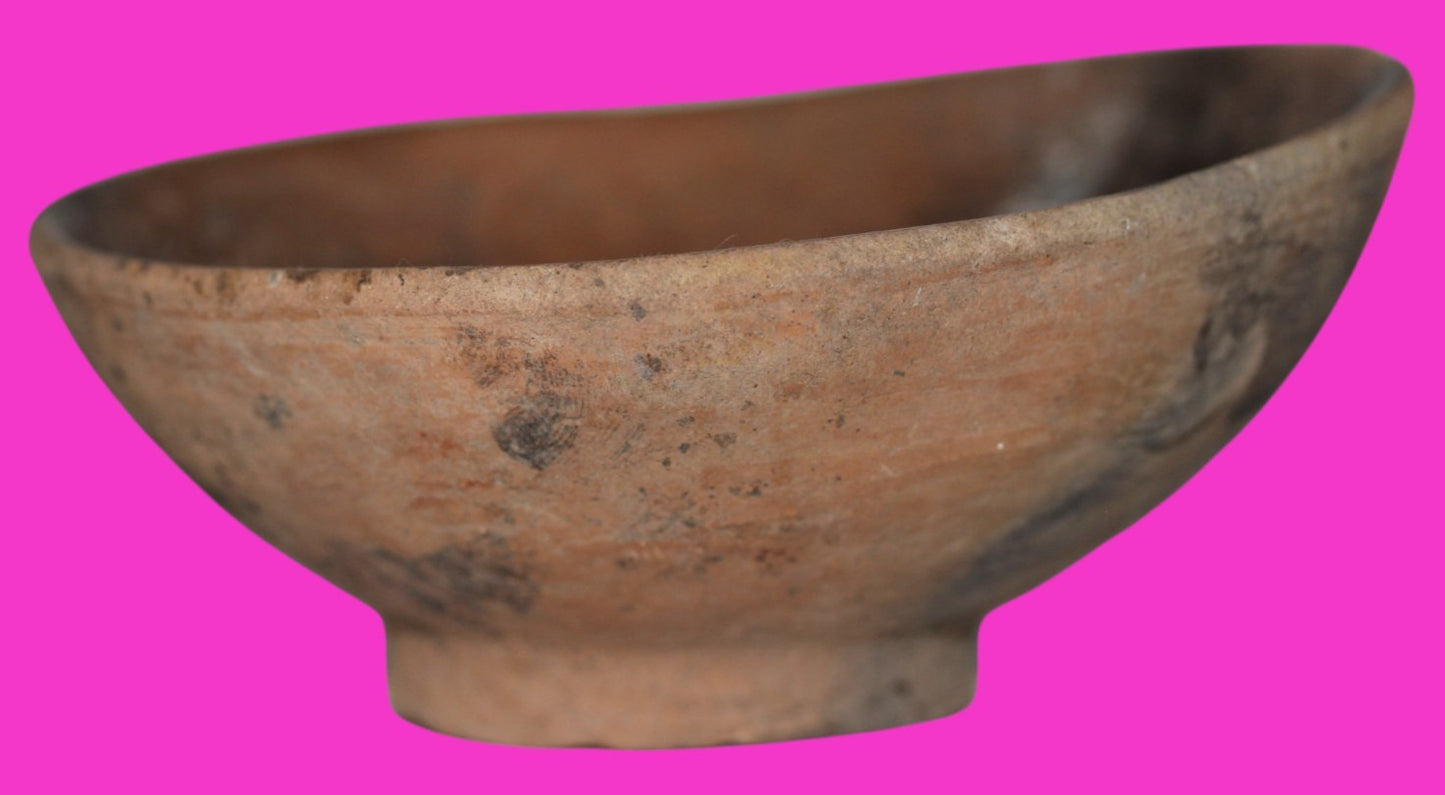 Ancient Holy Land Bowl Artifact From Time of Jesus Christ 300BC-200AD COA J129