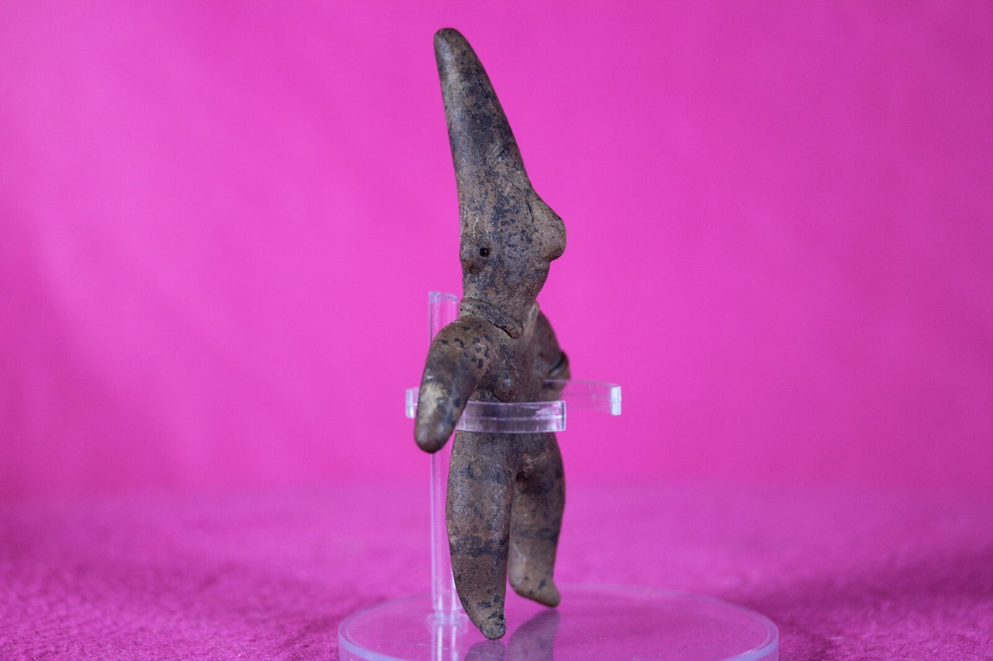 Authentic Pre Columbian Artifact Girl Figure Colima Mexico 100 BC-250 AD COA 138