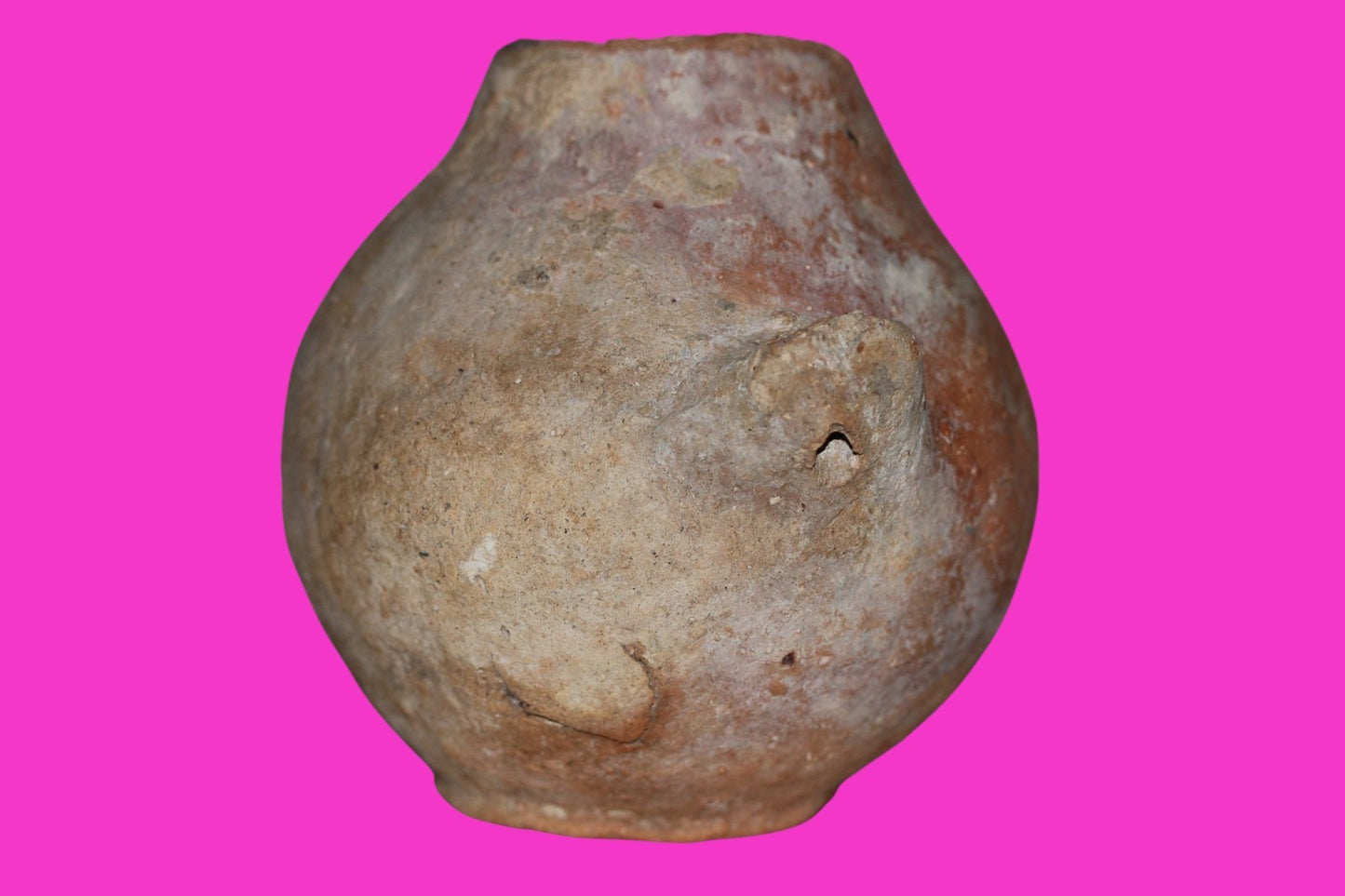 Ancient Holy Land Artifact 5500 Year Old Jar Before Abraham 3500 BC COA J144