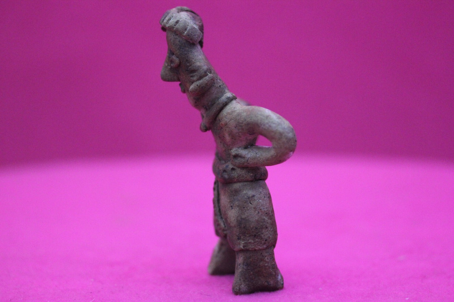 Authentic Pre Columbian Artifact Rare Grandma Tomb Figure Colima Mexico  COA 154