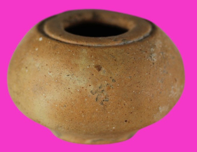 Ancient Holy Land Oil Lamp Artifact Jesus Christ Homeland 100 - 400 AD COA L05