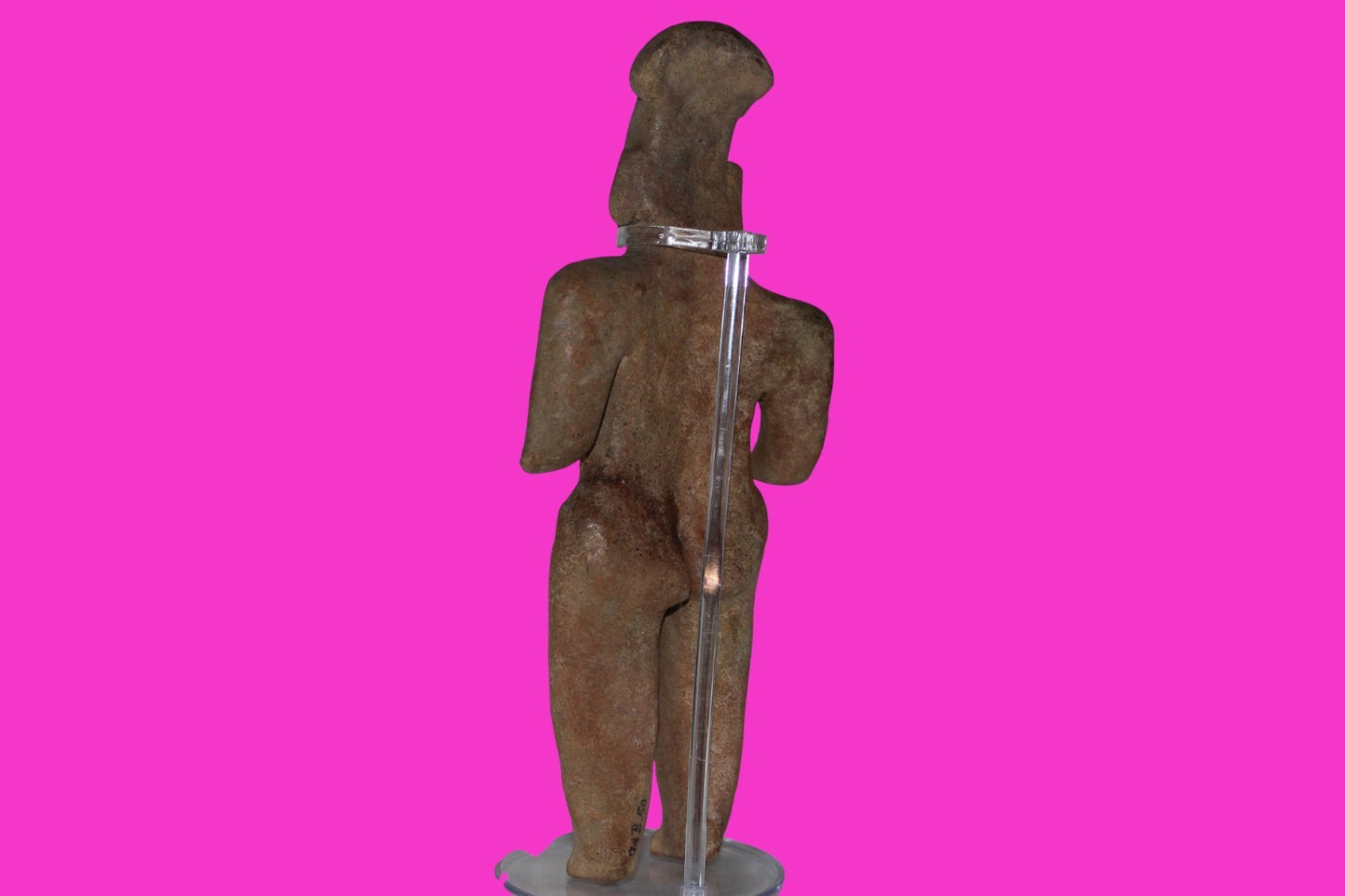 Pre Columbian Artifact Giant 10in Female Tomb Figure Colima Mexico 100BC COA 272