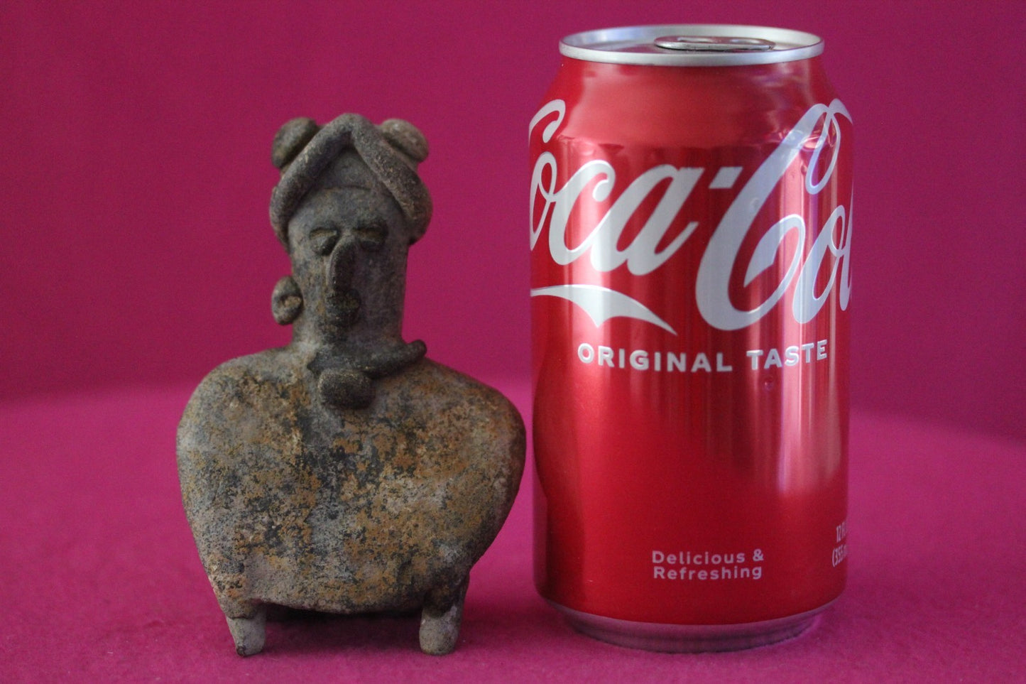 Authentic Pre Columbian Artifact Rare Skirted Tomb Figure Colima Mexico COA 184