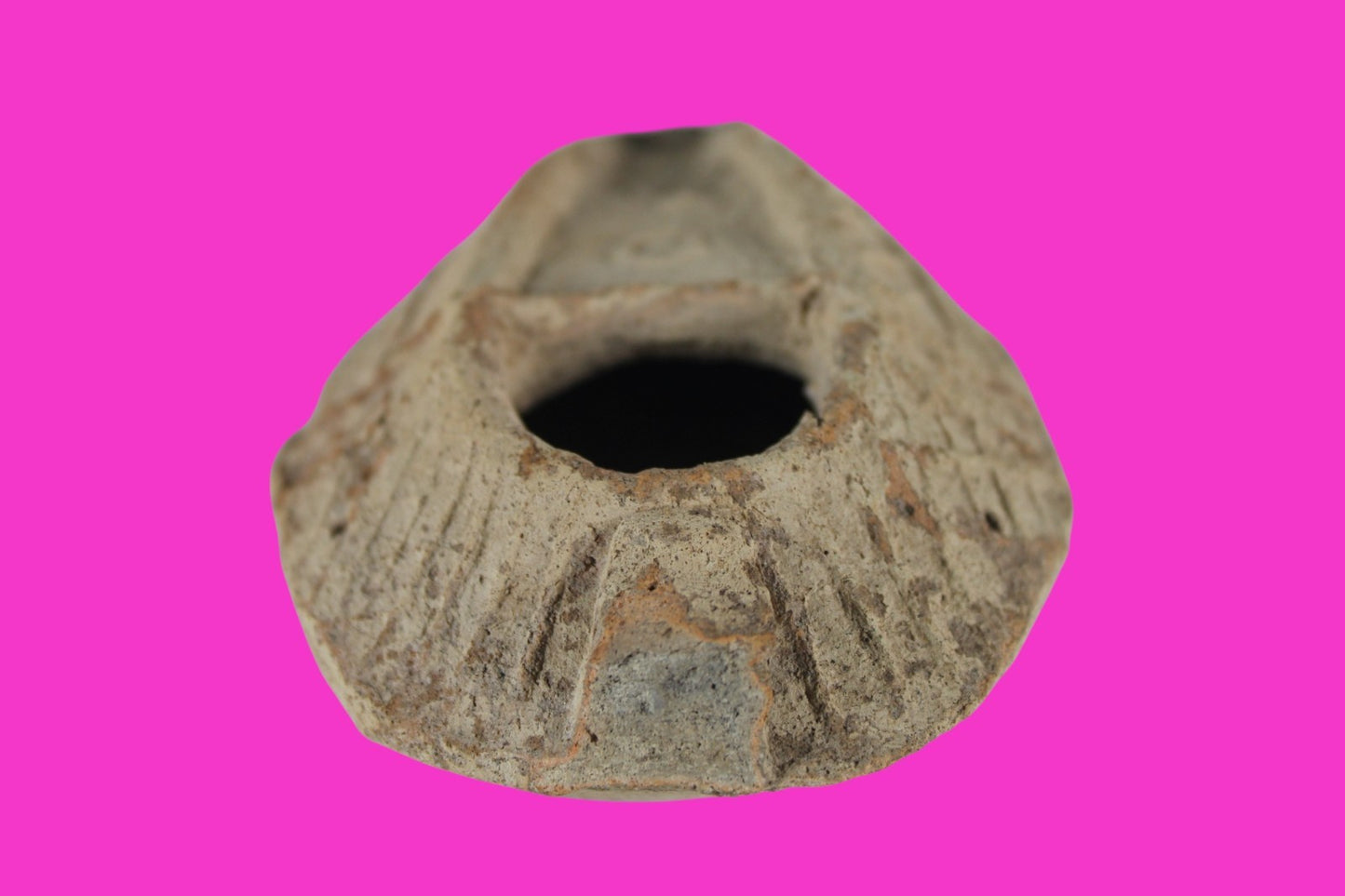 Oil Lamp Holy Land Ancient Artifact Jesus Christ Home Israel 300-600 AD COA 105