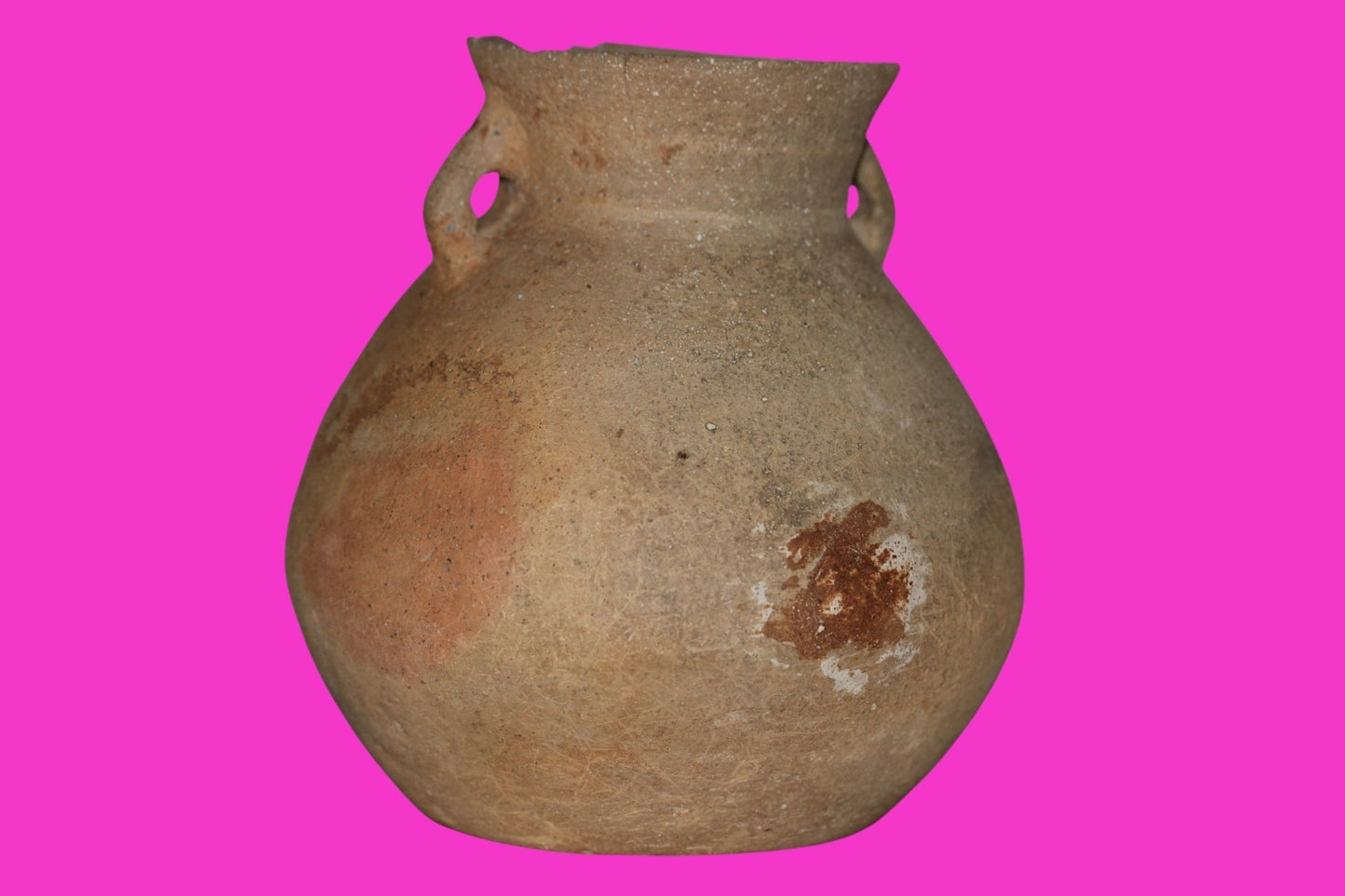 Time of Abraham Holy Land Artifact Ancient 4000 Year Old Jar  2000 BC COA J141