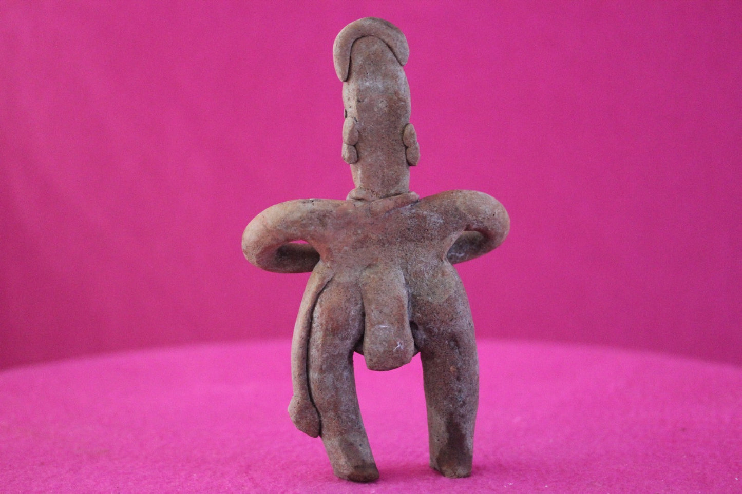 Pre Columbian Authentic Artifact Male Shaman Tomb Figure Colima Mexico COA 200