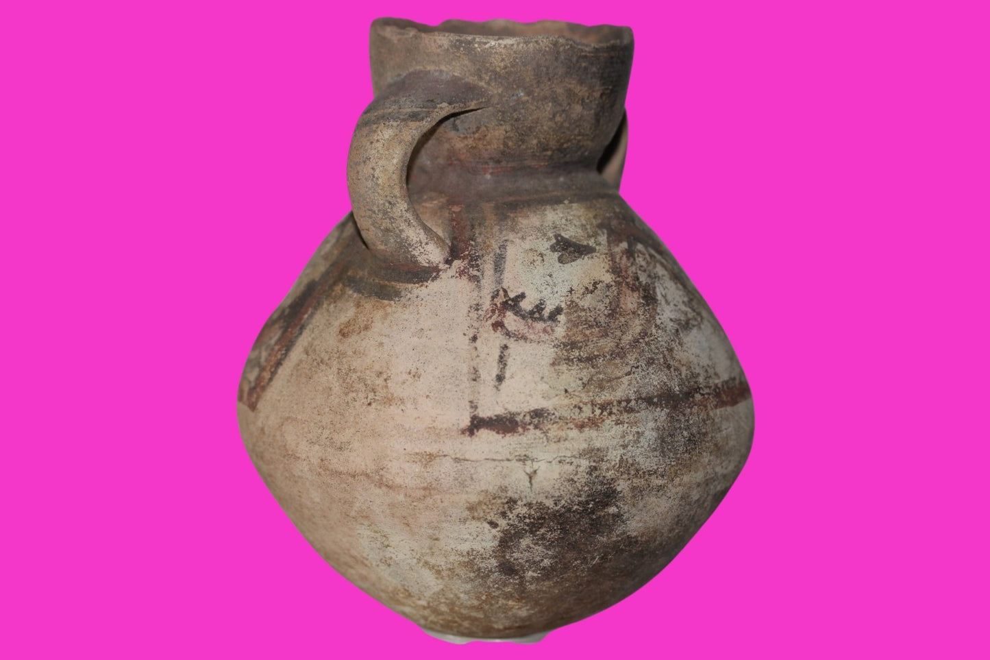 Pre Columbian Authentic Artifact Snake Jug Chancay Peru 1200 -1450 AD COA J103