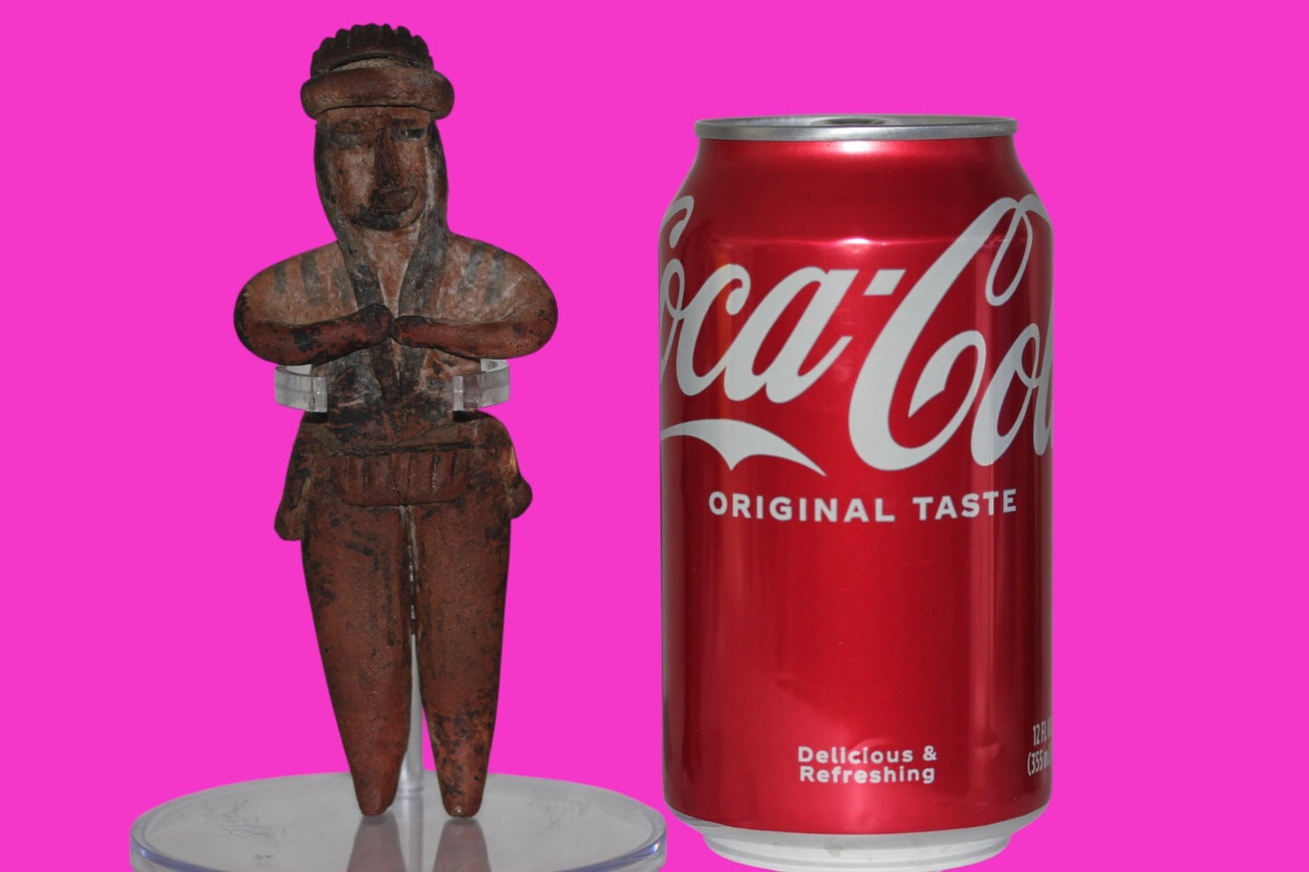 Authentic Pre Columbian Artifact Pretty Lady Tomb Figure Colima Mexico COA 16